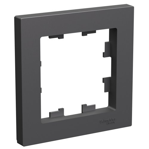 Рамка универсальная Systeme Electric AtlasDesign 1-м. базальт картинка